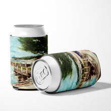 Load image into Gallery viewer, At the Pier Sailboats Can or Bottle Hugger JMK1273CC