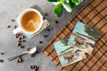 Load image into Gallery viewer, At the Pier Sailboats Coasters - Set of 4 Lightweight Foam, Absorbent Drink Coasters JMK1273FC