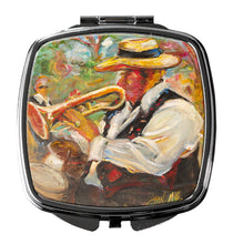 Load image into Gallery viewer, Jazz Trumpet Compact Mirror – Stylish Purse Mirror with Artistic Covers JMK1276SCM