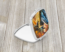 Load image into Gallery viewer, Jazz Sazophone Compact Mirror – Stylish Purse Mirror with Artistic Covers JMK1277SCM