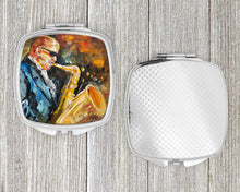 Load image into Gallery viewer, Jazz Sazophone Compact Mirror – Stylish Purse Mirror with Artistic Covers JMK1277SCM