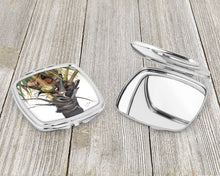 Load image into Gallery viewer, Coconut Tree Top Compact Mirror – Stylish Purse Mirror with Artistic Covers JMK1279SCM