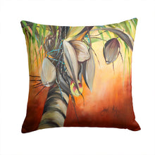 Load image into Gallery viewer, Orange Coconut Tree Canvas Throw Pillow - 14x14 Decorative Pillow – Art for Your Home &amp; Patio JMK1280PW1414