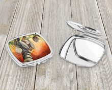 Load image into Gallery viewer, Orange Coconut Tree Compact Mirror – Stylish Purse Mirror with Artistic Covers JMK1280SCM