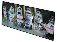 Load image into Gallery viewer, Sailboats Endorfin Floor Runner Mats – 28x58 Indoor/Outdoor Rugs with Artistic Design | Made in the USA JMK1316HRM2858