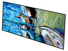 Load image into Gallery viewer, Sailboat Starlight Sailboats Indoor or Outdoor Runner Mat 58x28 JMK1322VRM5828