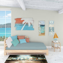 Load image into Gallery viewer, Sailboats Sailing Lessons Floor Runner Mats – 28x58 Indoor/Outdoor Rugs with Artistic Design | Made in the USA JMK1323HRM2858