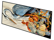 Load image into Gallery viewer, Blue Heron and Crabs Again Indoor or Outdoor Runner Mat 58x28 JMK1344VRM5828