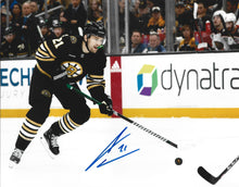 Load image into Gallery viewer, James Van Riemsdyk Skating Action Autographed Boston Bruins 11" x 14" Hockey Photo