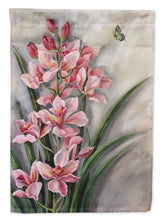 Load image into Gallery viewer, Orchids by Judith Yates Flag Canvas House Size JYJ0071CHF