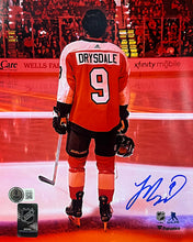 Load image into Gallery viewer, Jamie Drysdale Orange Spotlight Philadelphia Flyers Autographed 11" x 14" Hockey Photo