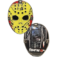 Load image into Gallery viewer, EL11-005 Jason Voorhees Challenge Coin Friday the 13th Movie Poster
