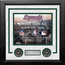 Load image into Gallery viewer, New York Jets Custom NFL Football 8x10 Picture Frame Kit (Multiple Colors)