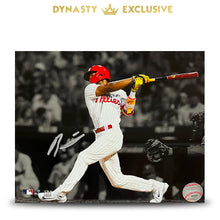 Load image into Gallery viewer, Johan Rojas First Hit Philadelphia Phillies Autographed 11" x 14" Spotlight Baseball Photo