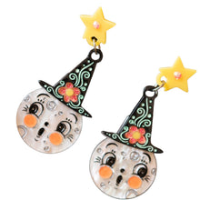 Load image into Gallery viewer, Bloomin' Luna Witch Statement Earrings by Johanna Parker x Lipstick &amp; Chrome