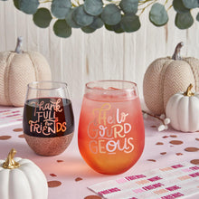 Load image into Gallery viewer, Jumbo Hello Gourdgeous Stemless Wine Glass | 30 Oz. | Holds an Entire Bottle of Wine!