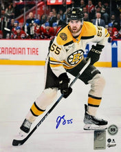 Load image into Gallery viewer, Justin Brazeau in Action Boston Bruins Autographed 8" x 10" Hockey Photo
