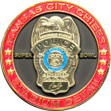 Load image into Gallery viewer, BL17-023 Kansas City KCPD Missouri Police Stadium Detail Championship Challenge Coin KC