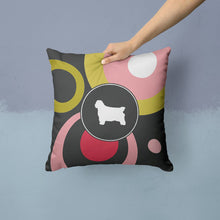 Load image into Gallery viewer, Clumber Spaniel Throw Pillow - 14x14 Decorative Pillow – Art for Your Home &amp; Patio