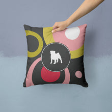 Load image into Gallery viewer, Pug Throw Pillow - 14x14 Decorative Pillow – Art for Your Home &amp; Patio