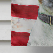 Load image into Gallery viewer, USA American Flag with Jack Russell Terrier Flag Canvas House Size KJ1155CHF