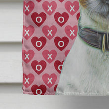 Load image into Gallery viewer, Hearts Love and Valentine's Day Jack Russell Terrier Flag Canvas House Size KJ1190CHF