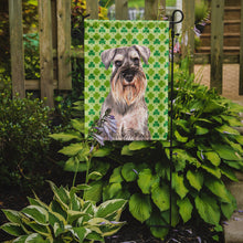 Load image into Gallery viewer, St. Patrick's Day Shamrock Schnauzer Garden Flag – Decorative Outdoor Yard Flag KJ1200GF