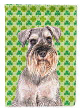 Load image into Gallery viewer, St. Patrick's Day Shamrock Schnauzer Garden Flag – Decorative Outdoor Yard Flag KJ1200GF