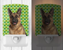 Load image into Gallery viewer, St. Patrick's Day Shamrock German Shepherd Ceramic Night Light KJ1201CNL