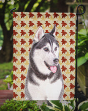 Load image into Gallery viewer, Fall Leaves Alaskan Malamute Garden Flag – Decorative Outdoor Yard Flag KJ1203GF