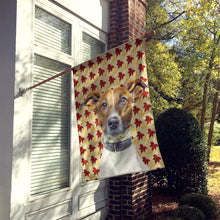 Load image into Gallery viewer, Fall Leaves Jack Russell Terrier Flag Canvas House Size KJ1204CHF