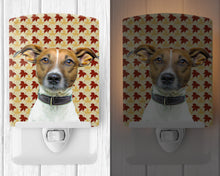 Load image into Gallery viewer, Fall Leaves Jack Russell Terrier Ceramic Night Light KJ1204CNL