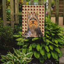 Load image into Gallery viewer, Fall Leaves Yorkie / Yorkshire Terrier Garden Flag – Decorative Outdoor Yard Flag KJ1205GF
