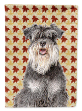 Load image into Gallery viewer, Fall Leaves Schnauzer Garden Flag – Decorative Outdoor Yard Flag KJ1206GF