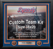 Load image into Gallery viewer, New York Knicks Custom NBA Basketball 16x20 Picture Frame Kit (Multiple Colors)
