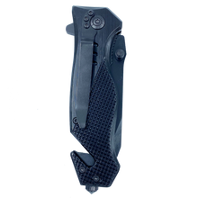 Load image into Gallery viewer, FBI collectible 3-in-1 Police Tactical Rescue tool for Law Enforcement First Responders with Seatbelt Cutter, Steel Serrated Blade, Glass Breaker