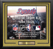 Load image into Gallery viewer, Vegas Golden Knights Gold Custom NHL Hockey 16x20 Picture Frame Kit