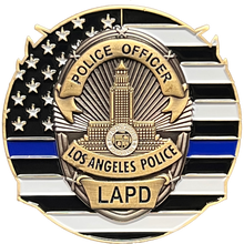 Load image into Gallery viewer, GL13-002 Los Angeles Police Department LAPD Thin Blue Line Negotiator Challenge Coin