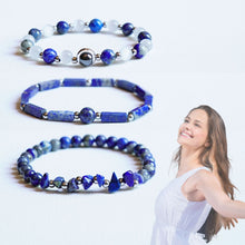 Load image into Gallery viewer, Lapis Lazuli Sleep &amp; Pain Relief Bracelet Pack
