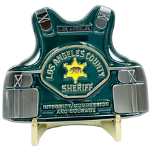 Load image into Gallery viewer, BL11-006 Los Angeles County Deputy Sheriff Body Armor LASD Challenge Coin LA Sheriff's Department
