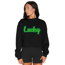 Load image into Gallery viewer, Lucky Black Crewneck