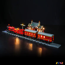 Load image into Gallery viewer, Light Kit for LEGO Hogwarts Express Train Set with Hogsmeade Station #76423