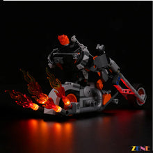 Load image into Gallery viewer, LEGO Ghost Rider Mech &amp; Bike #76245 Light Kit