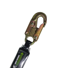 Load image into Gallery viewer, Frontline LES62R-US Patriot 6' Double Leg Elastic Lanyard with Rebar Hook Ends - Made in USA