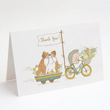 Load image into Gallery viewer, English Bulldog Fawn Greeting Cards -  Blank Note Cards – 8-Pack of Artist-Designed Cards with Envelopes
