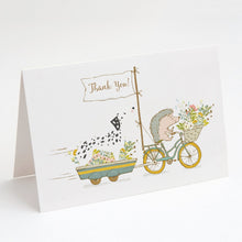Load image into Gallery viewer, Dalmatian Greeting Cards -  Blank Note Cards – 8-Pack of Artist-Designed Cards with Envelopes
