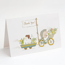 Load image into Gallery viewer, Jack Russell Terrier Greeting Cards -  Blank Note Cards – 8-Pack of Artist-Designed Cards with Envelopes