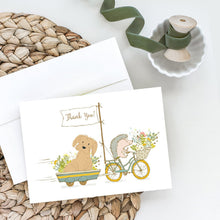 Load image into Gallery viewer, Maltese Brown Greeting Cards -  Blank Note Cards – 8-Pack of Artist-Designed Cards with Envelopes