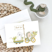 Load image into Gallery viewer, Maltese White Greeting Cards -  Blank Note Cards – 8-Pack of Artist-Designed Cards with Envelopes