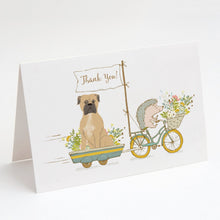 Load image into Gallery viewer, Mastiff Greeting Cards -  Blank Note Cards – 8-Pack of Artist-Designed Cards with Envelopes